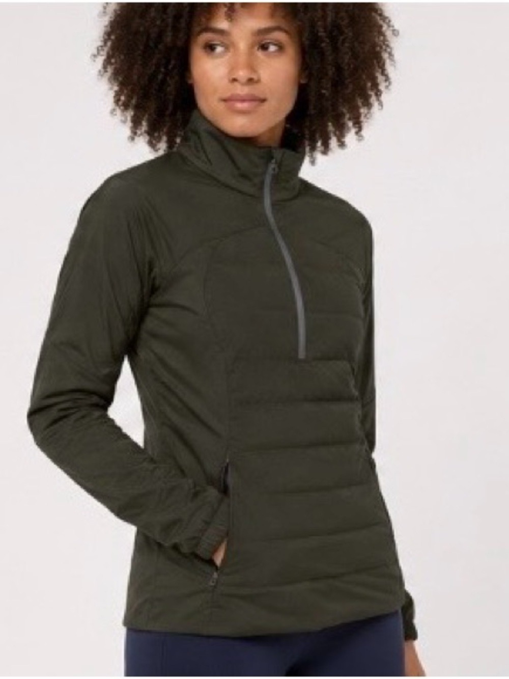 Lululemon Down For It All Pullover
Dark Olive Size 6